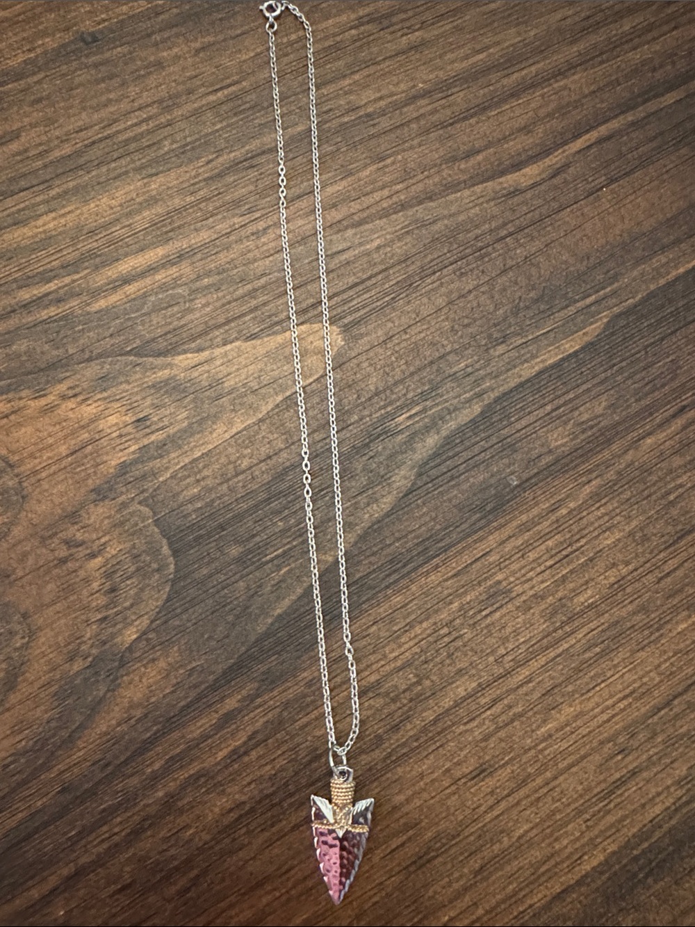 Arrowhead Pendant with 18” Necklace - NWT